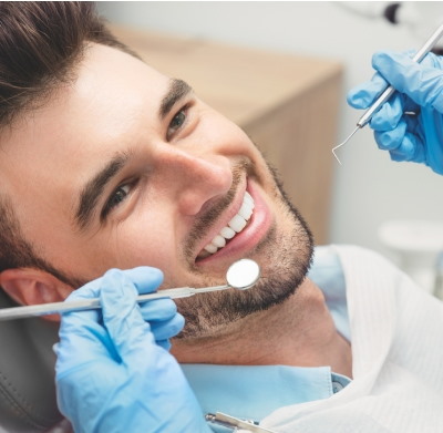 Patient Receiving Dental Treatment at Charleston West Virginia