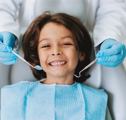 Child Seated In A Dentist Chair at Charleston West Virginia